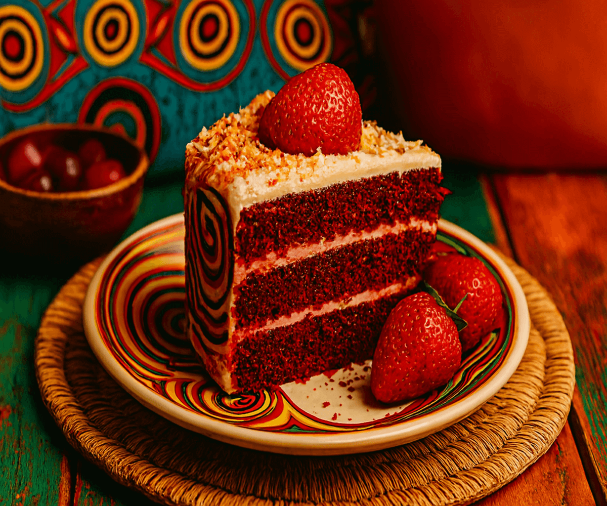 Strawberry Sliced Cupcake